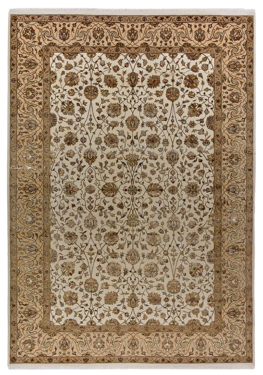 Tapis oriental - Tabriz - 307 x 215 cm - crème