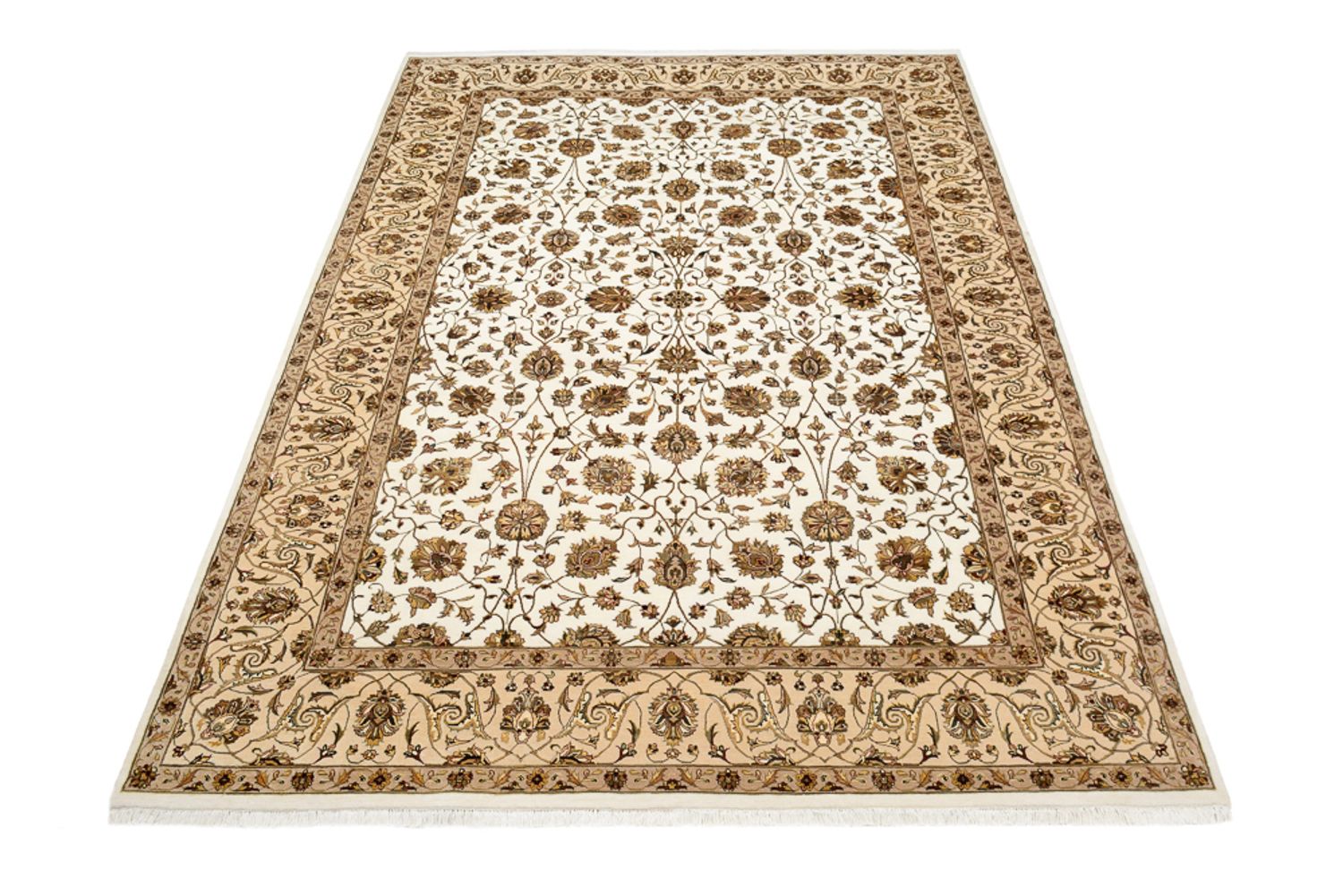 Tapis oriental - Tabriz - 307 x 215 cm - crème