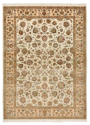 Tapis oriental - Tabriz - 210 x 153 cm - crème