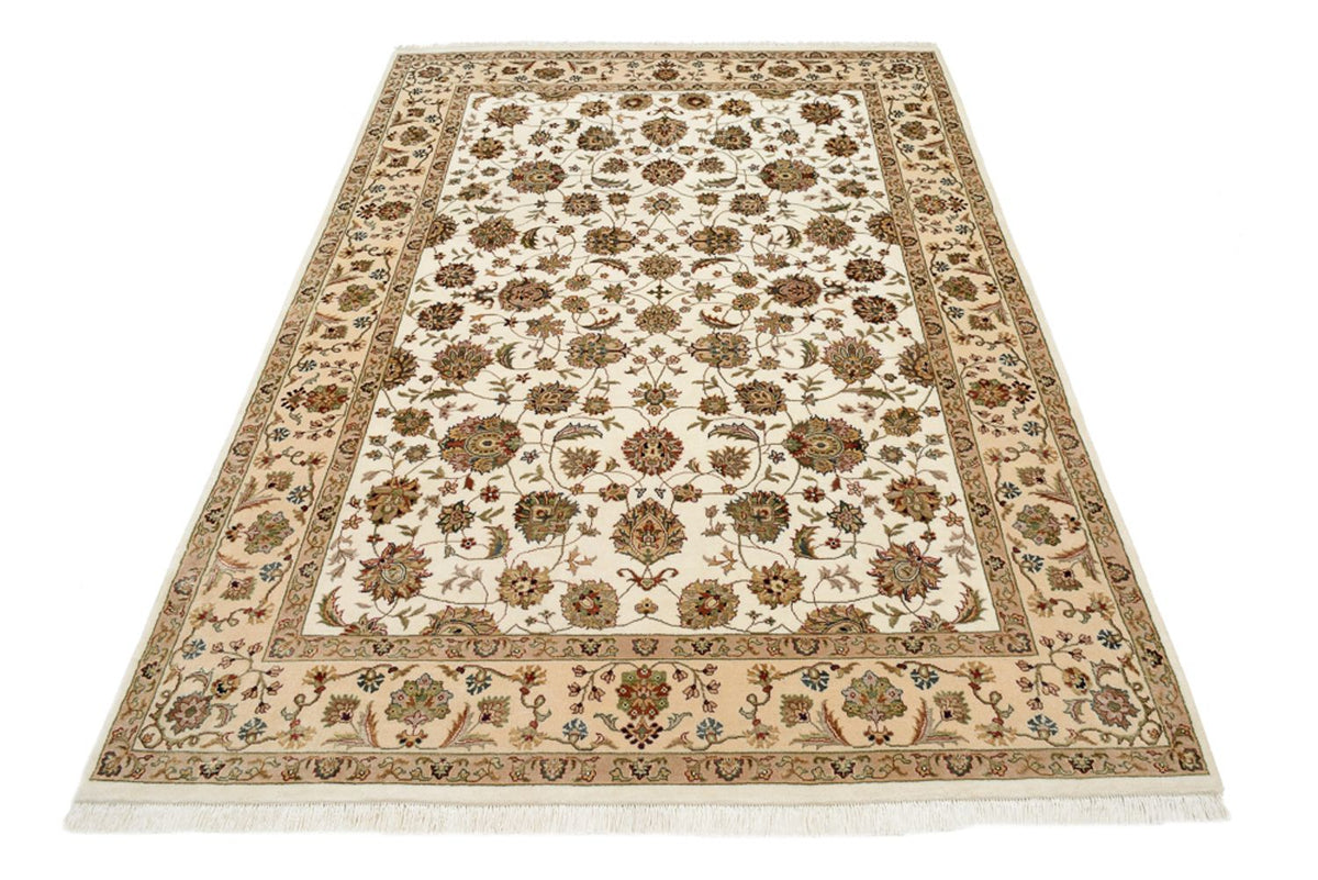Tapis oriental - Tabriz - 210 x 153 cm - crème