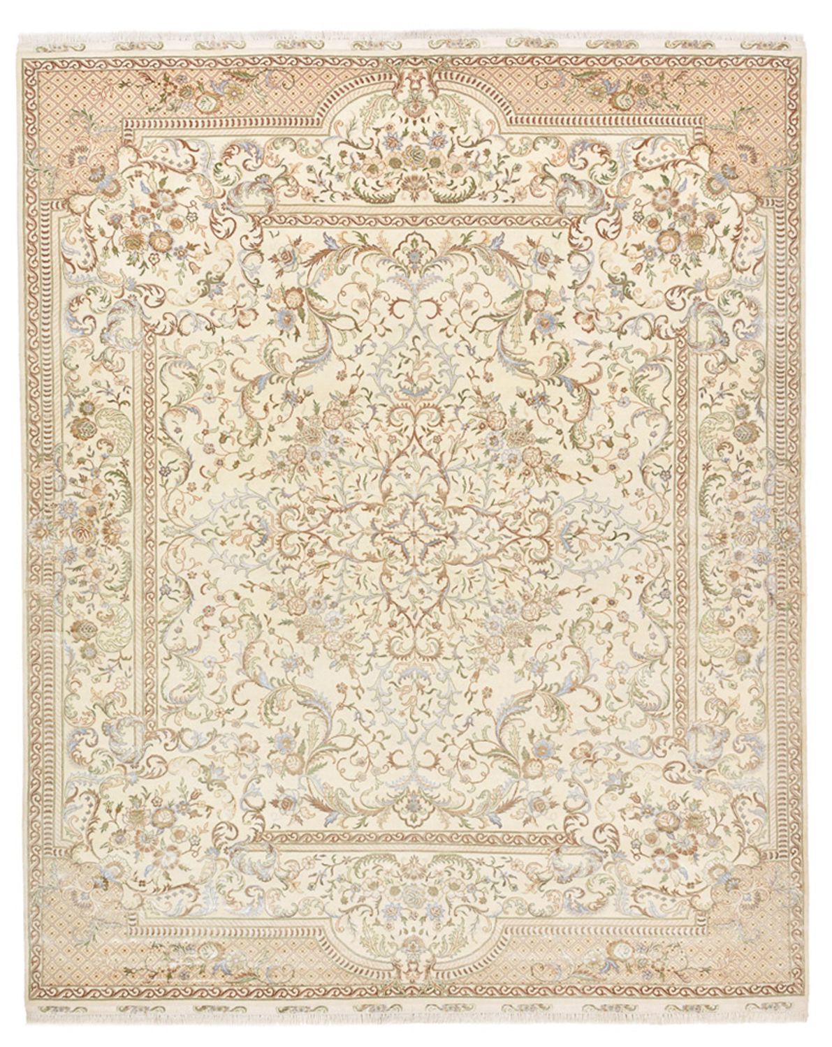 Tapis oriental - Tabriz - 309 x 247 cm - crème