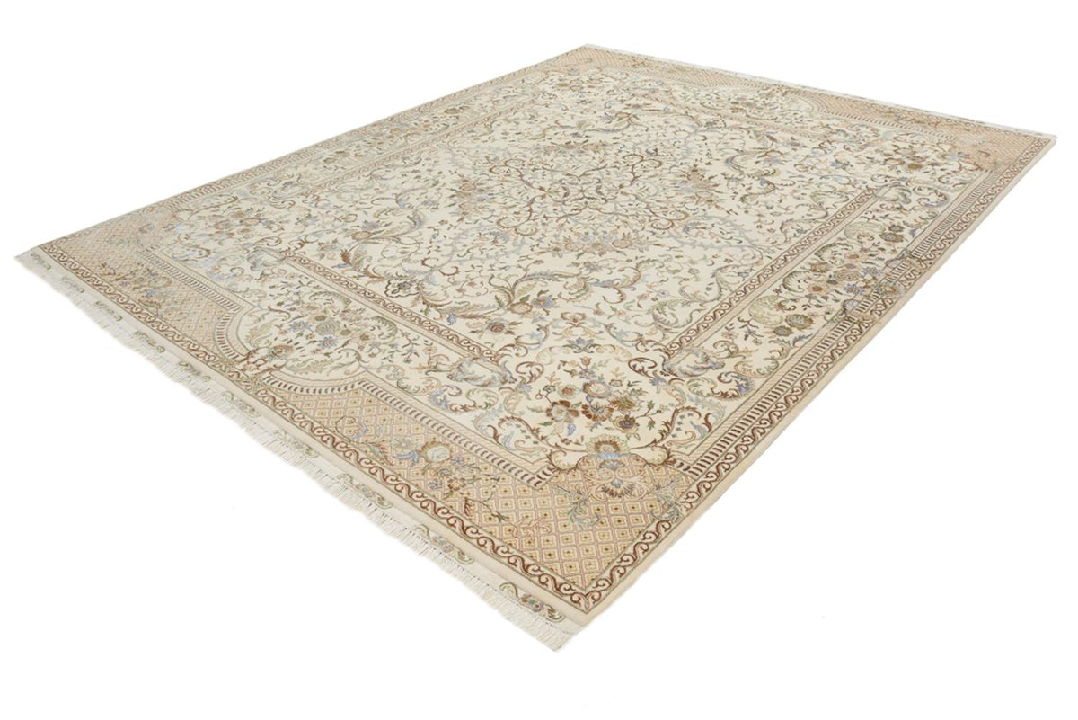 Tapis oriental - Tabriz - 309 x 247 cm - crème
