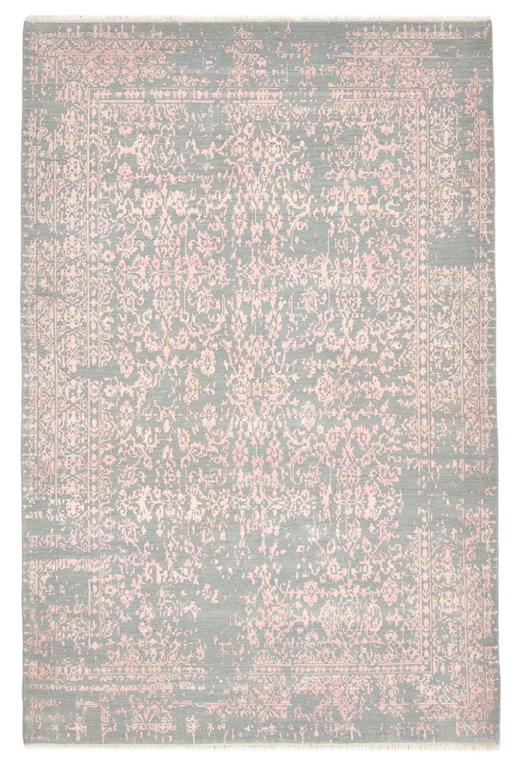Tapis design - 257 x 171 cm - saumon