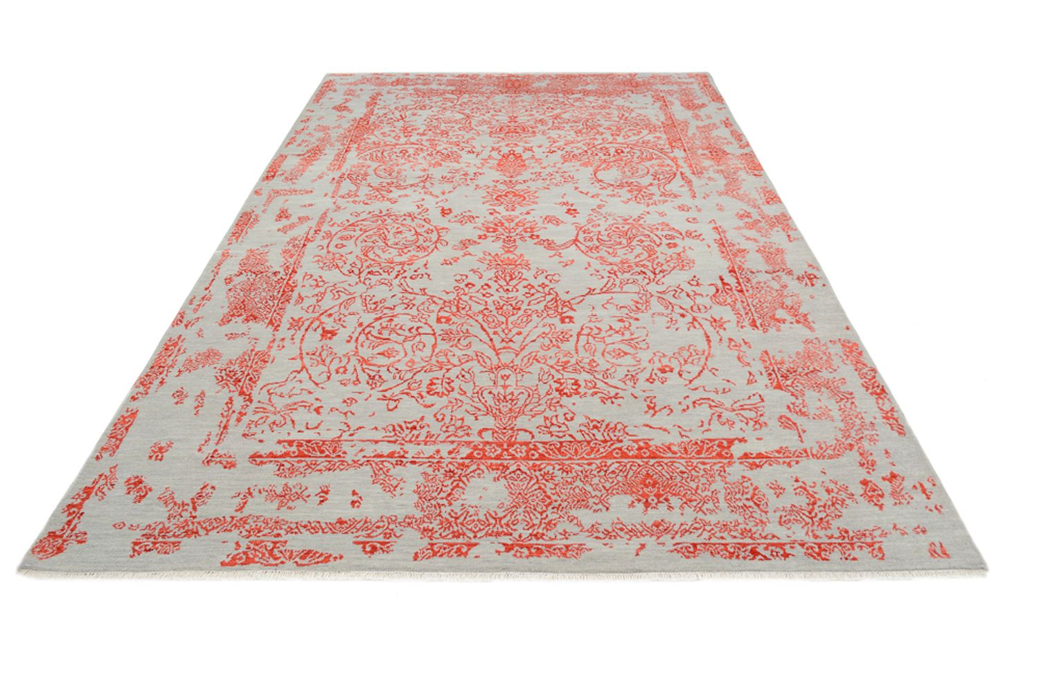 Tapis design - 279 x 186 cm - rose