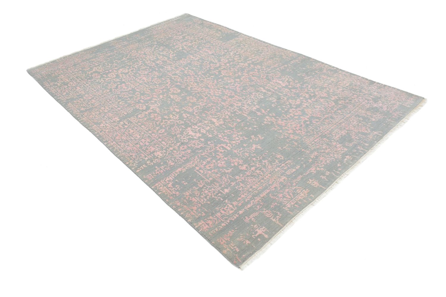 Tapis design - 297 x 204 cm - saumon