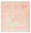 Tapis design - 261 x 251 cm - orange