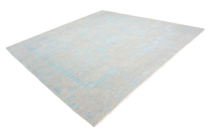Tapis design carré  - 301 x 301 cm - bleu clair