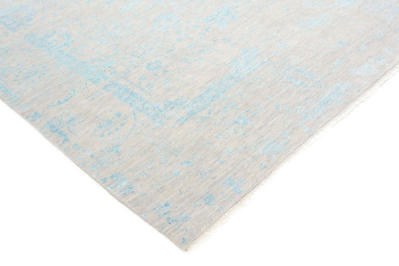 Tapis design carré  - 301 x 301 cm - bleu clair