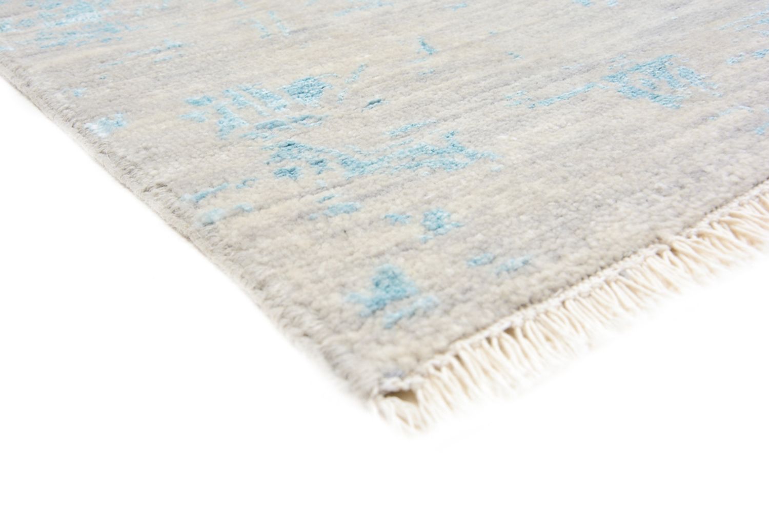 Tapis design carré  - 301 x 301 cm - bleu clair