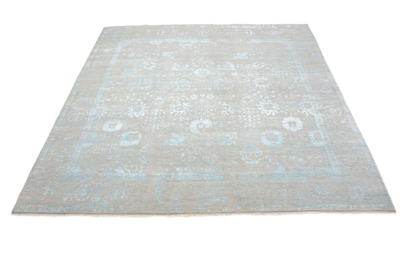 Tapis design carré  - 301 x 301 cm - bleu clair