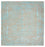 Tapis design carré  - 308 x 303 cm - bleu clair