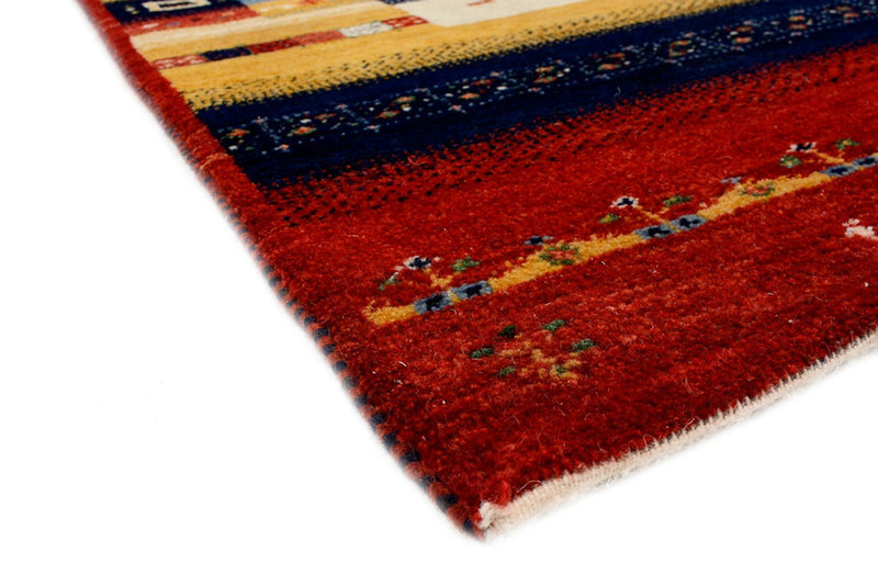 Tapis Gabbeh - Loribaft Indus - 242 x 173 cm - multicolore