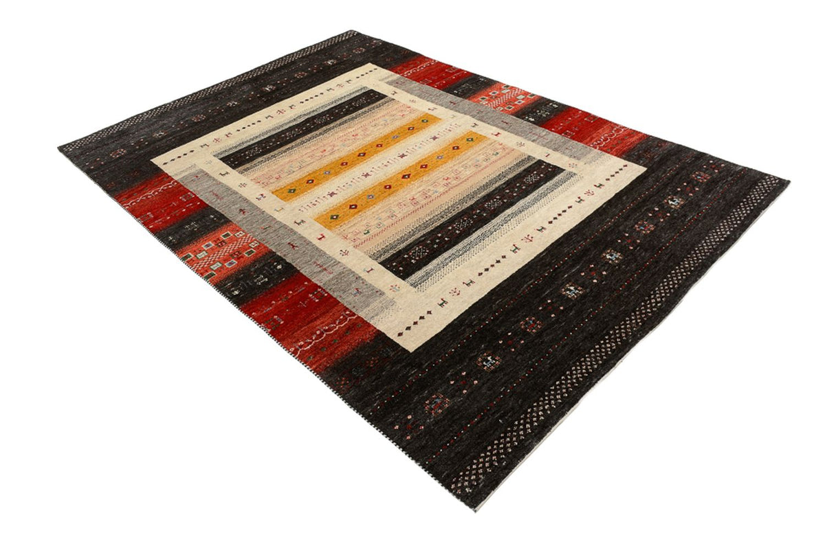 Tapis Gabbeh - Loribaft Indus - 240 x 166 cm - multicolore