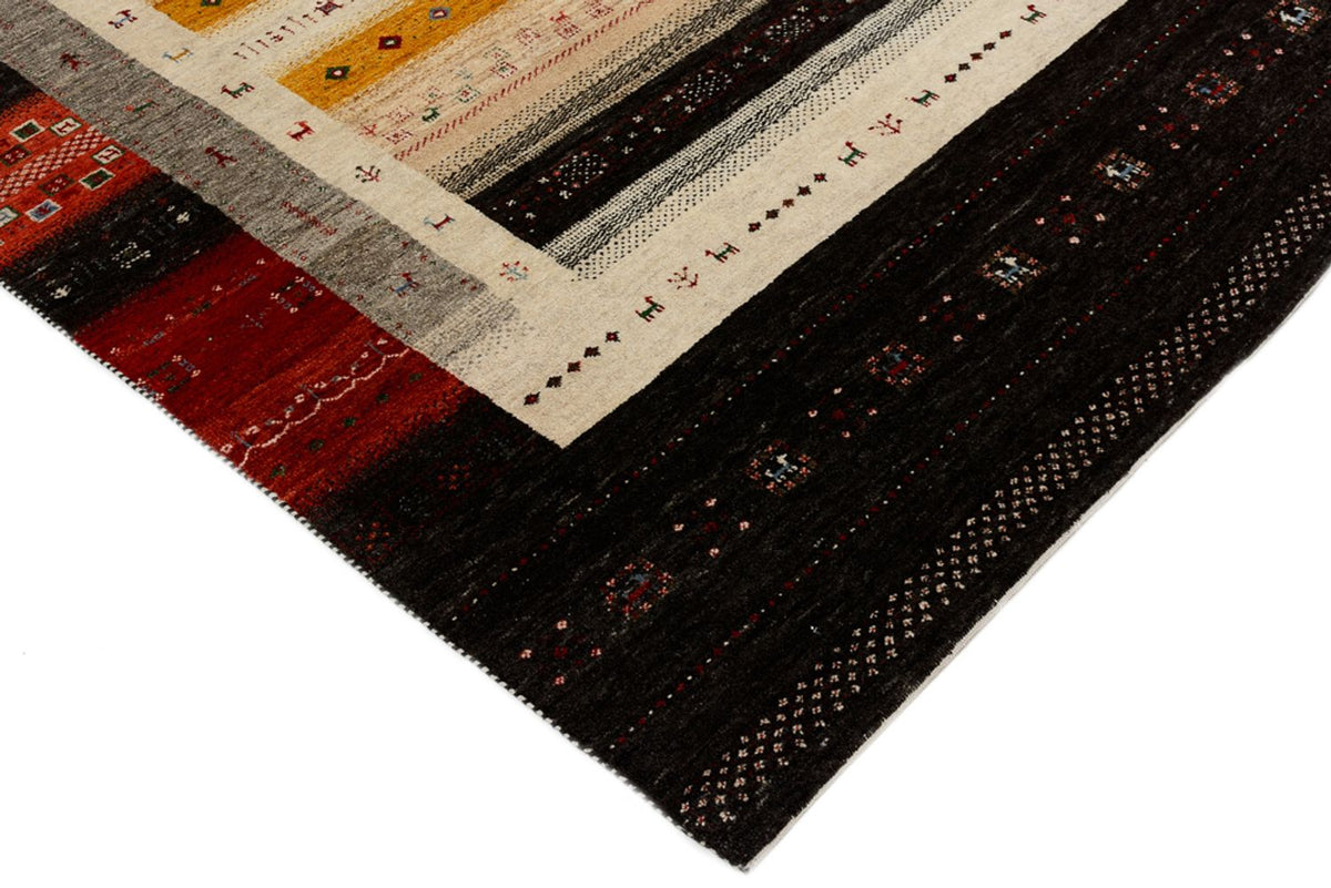 Tapis Gabbeh - Loribaft Indus - 240 x 166 cm - multicolore