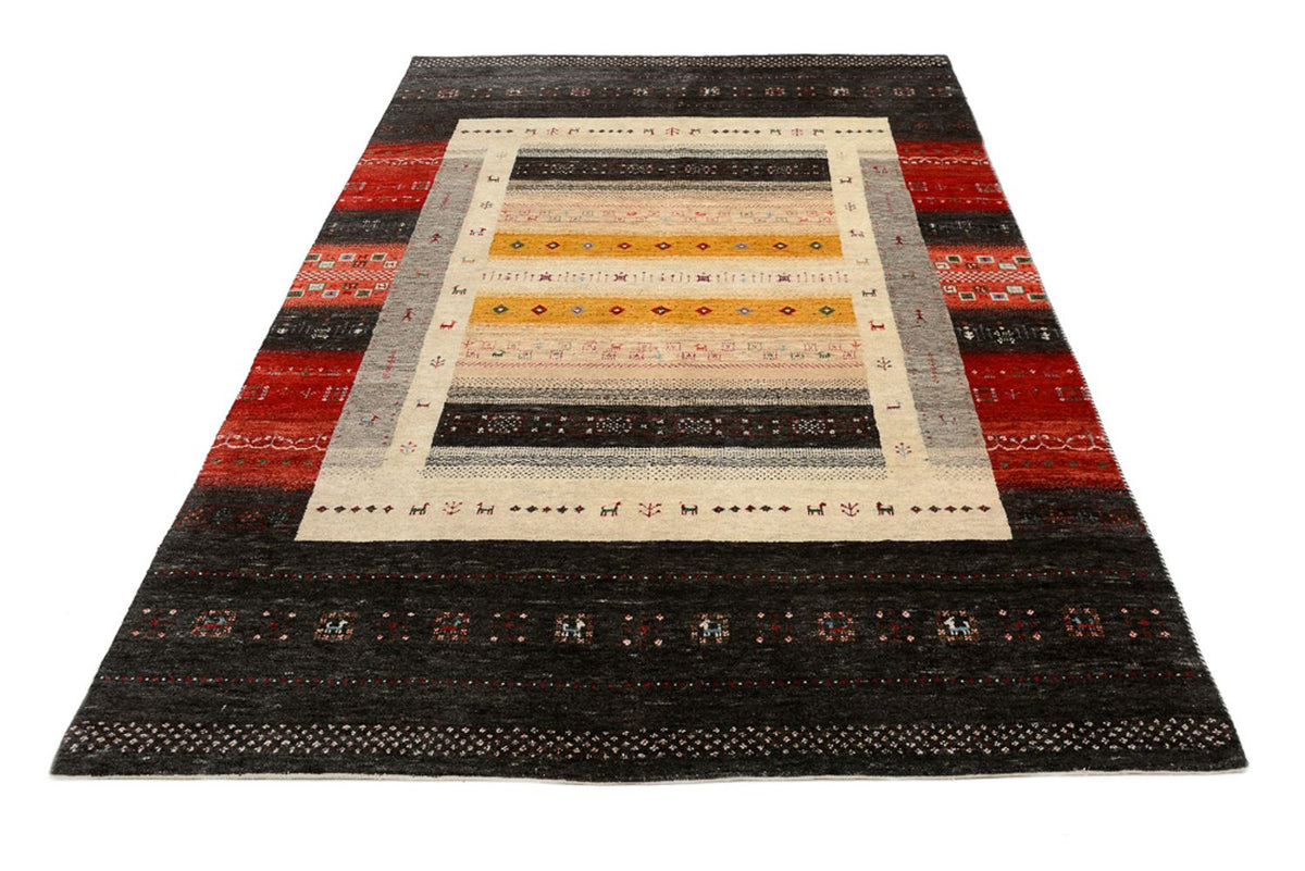 Tapis Gabbeh - Loribaft Indus - 240 x 166 cm - multicolore