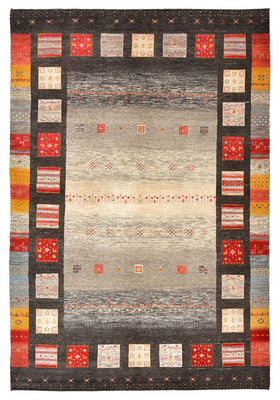 Tapis Gabbeh - Loribaft Indus - 251 x 173 cm - multicolore