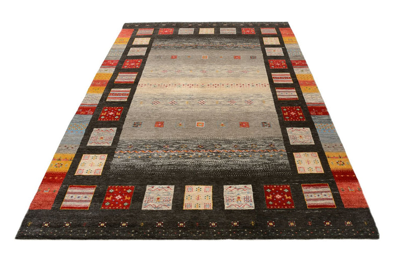 Tapis Gabbeh - Loribaft Indus - 251 x 173 cm - multicolore