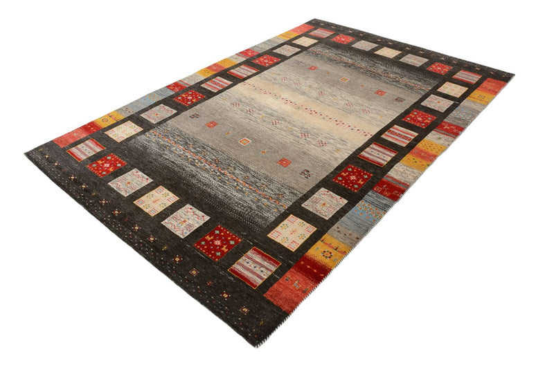 Tapis Gabbeh - Loribaft Indus - 251 x 173 cm - multicolore