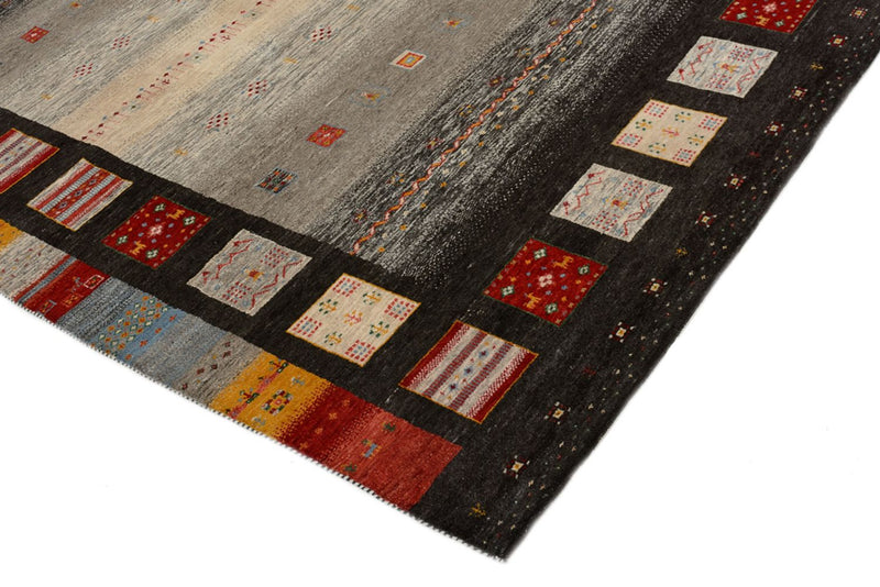 Tapis Gabbeh - Loribaft Indus - 251 x 173 cm - multicolore
