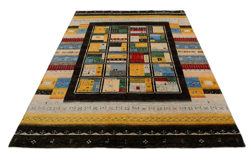 Tapis Gabbeh - Loribaft Indus - 239 x 173 cm - multicolore