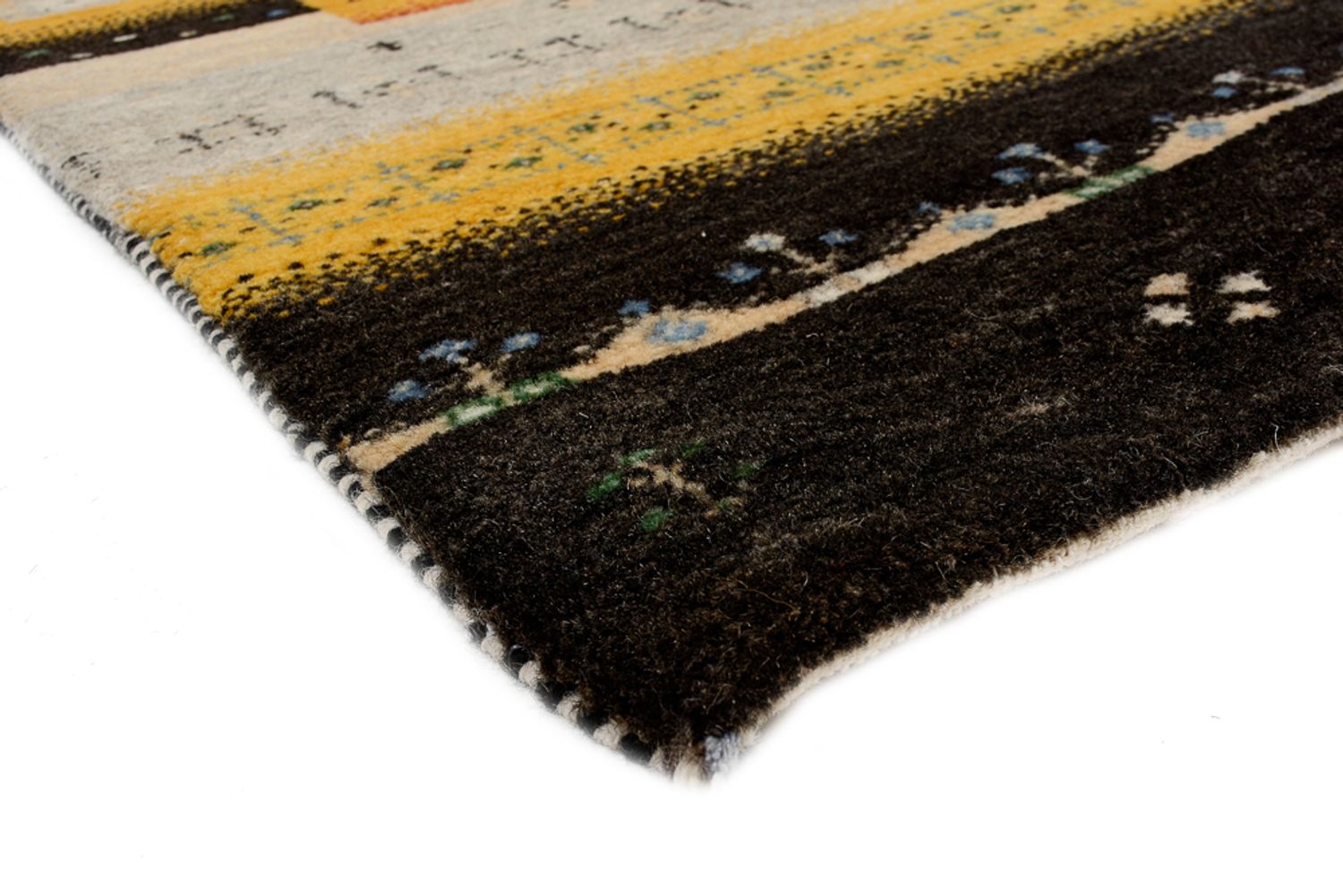 Tapis Gabbeh - Loribaft Indus - 239 x 173 cm - multicolore
