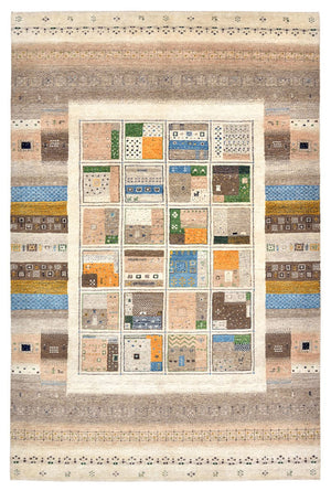 Tapis Gabbeh - Loribaft Indus - 248 x 166 cm - multicolore