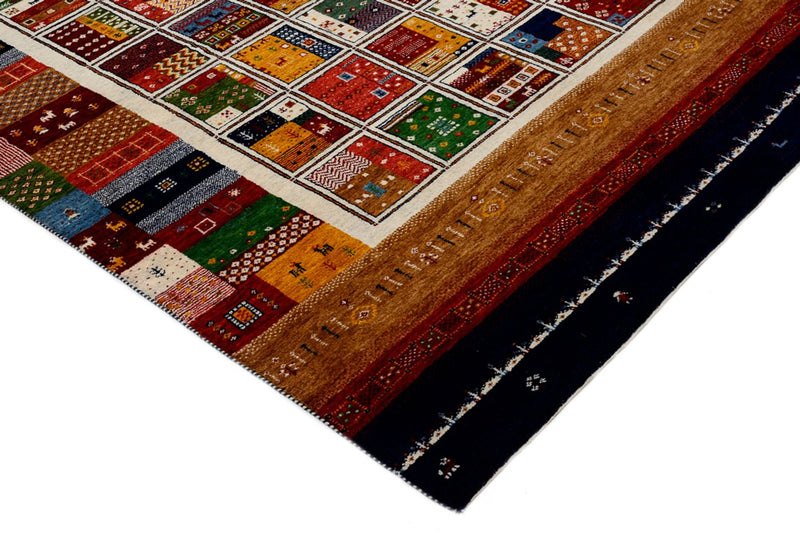 Tapis Gabbeh - Loribaft Indus - 245 x 170 cm - multicolore