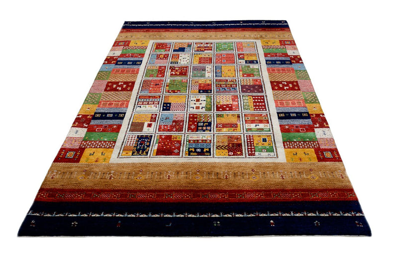 Tapis Gabbeh - Loribaft Indus - 245 x 170 cm - multicolore