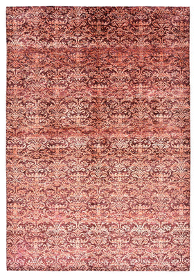 Tapis design - 246 x 172 cm - rouge clair