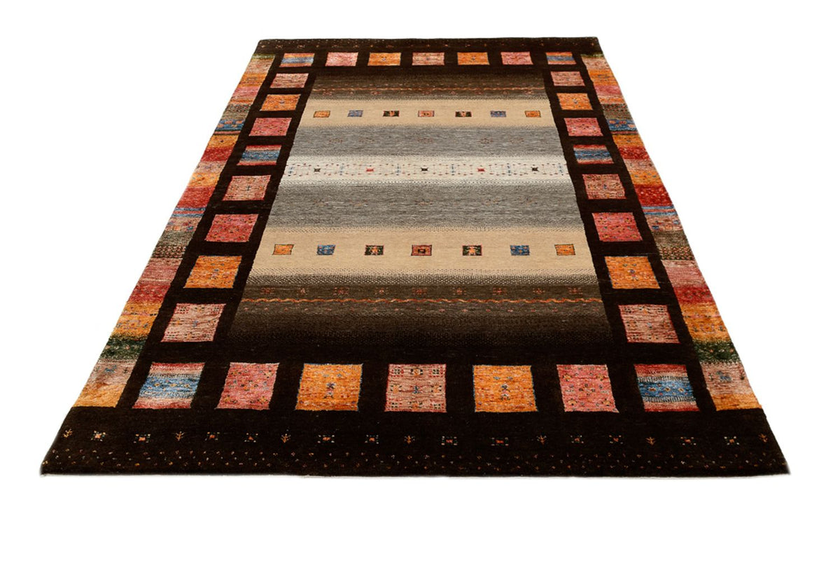 Tapis Gabbeh - Loribaft Indus - 249 x 174 cm - multicolore