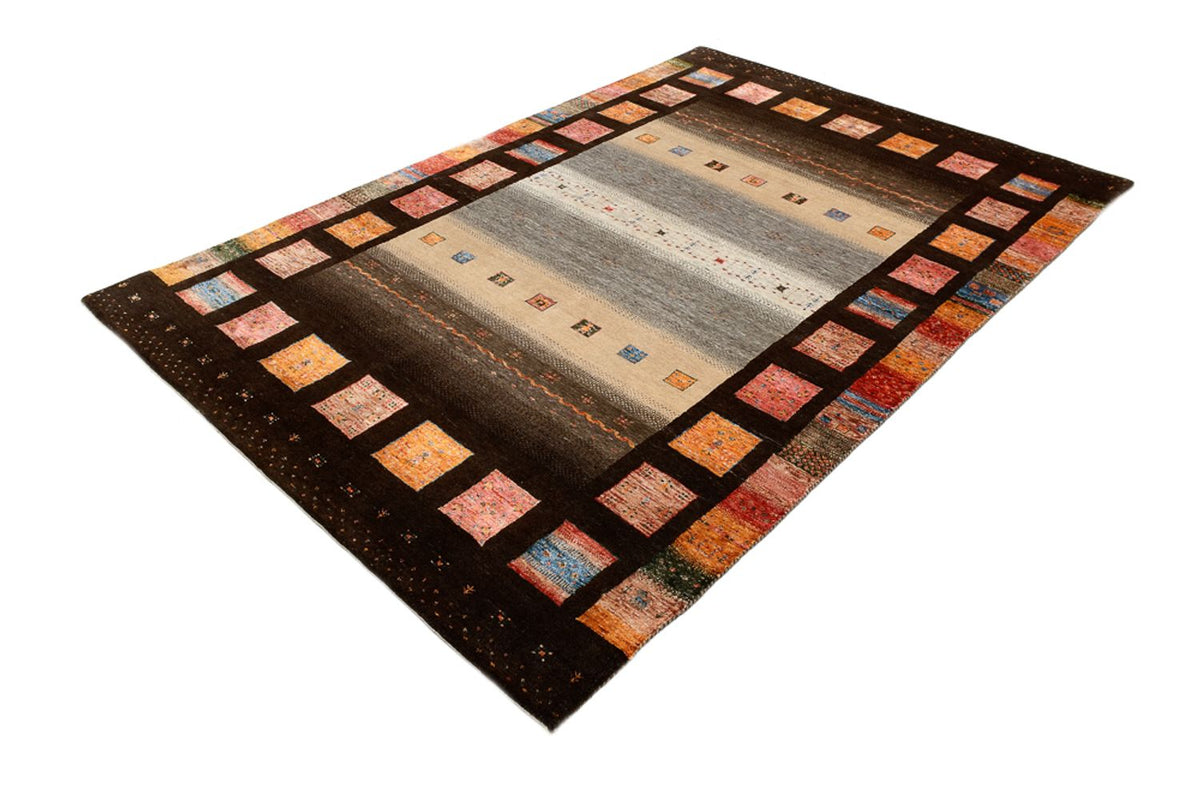 Tapis Gabbeh - Loribaft Indus - 249 x 174 cm - multicolore