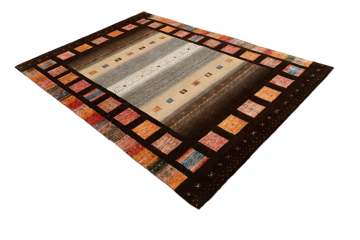 Tapis Gabbeh - Loribaft Indus - 249 x 174 cm - multicolore