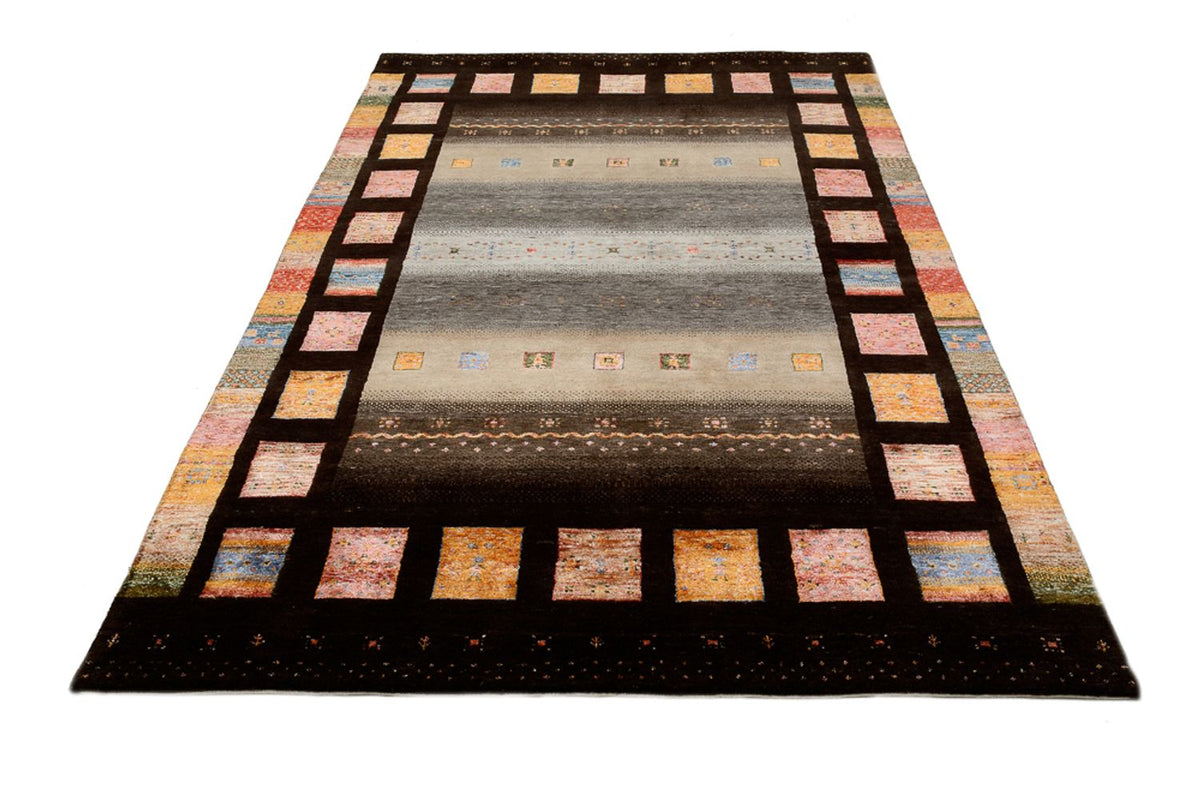 Tapis Gabbeh - Loribaft Indus - 249 x 174 cm - multicolore