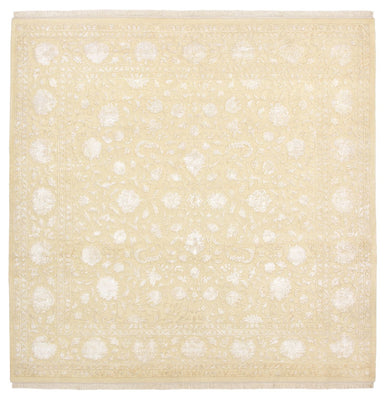 Tapis oriental carré  - 253 x 251 cm - beige clair