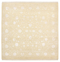 Tapis oriental carré  - 253 x 251 cm - beige clair