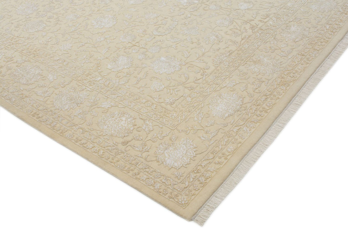 Tapis oriental carré  - 253 x 251 cm - beige clair