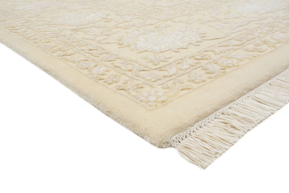 Tapis oriental carré  - 253 x 251 cm - beige clair