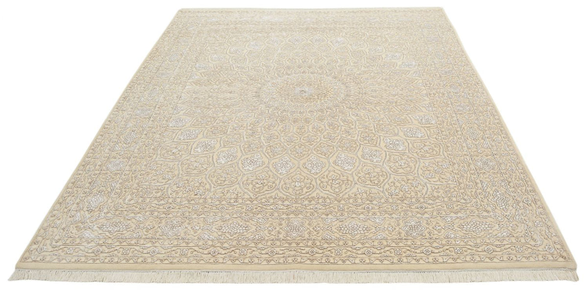 Tapis oriental - 249 x 208 cm - beige clair