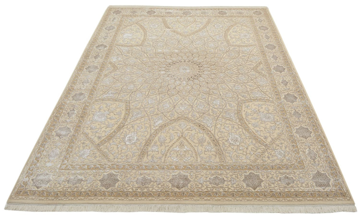 Tapis oriental - 293 x 222 cm - beige foncé