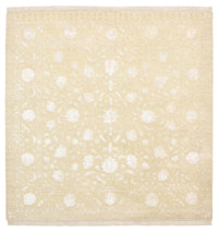 Tapis oriental carré  - 206 x 205 cm - beige clair