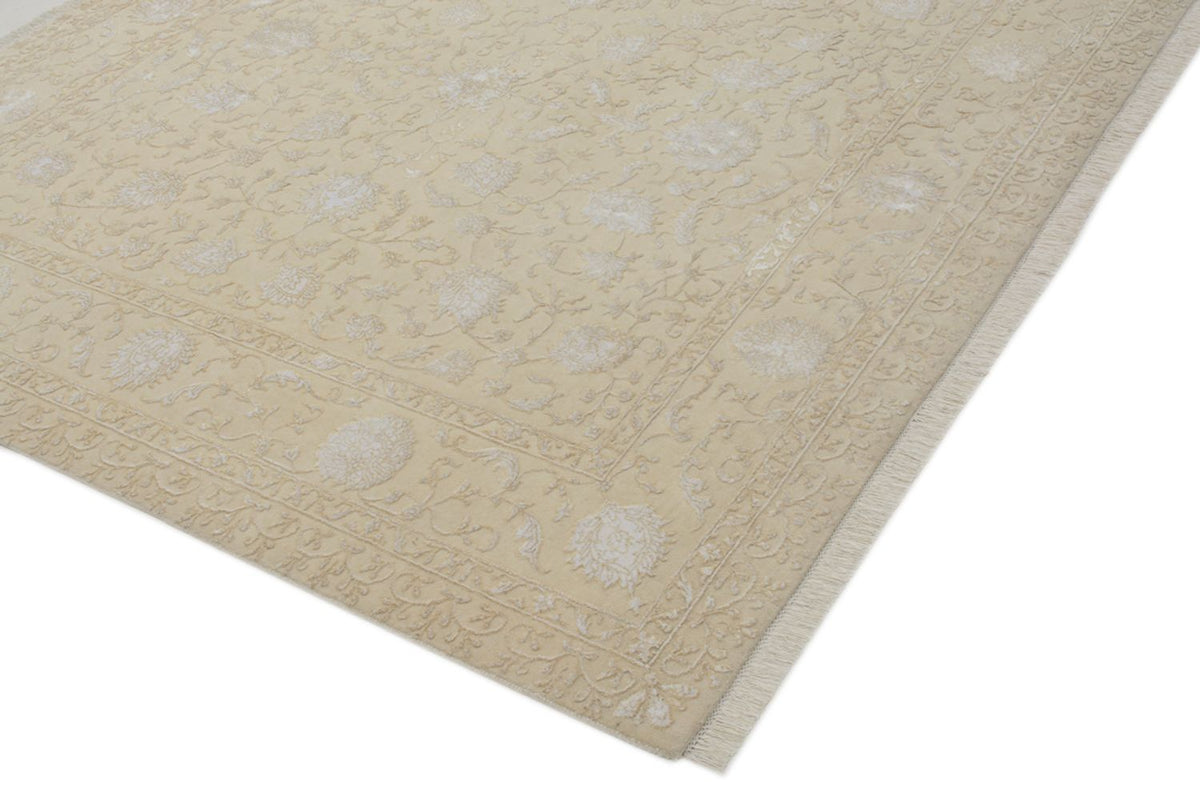 Tapis oriental carré  - 206 x 205 cm - beige clair