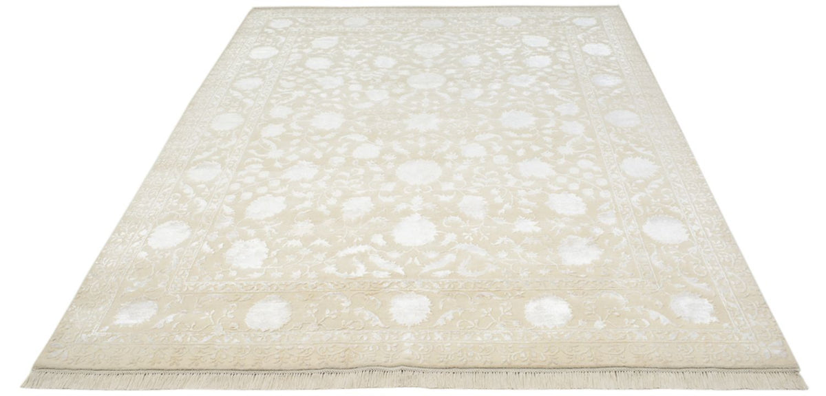 Tapis oriental - 253 x 207 cm - beige clair