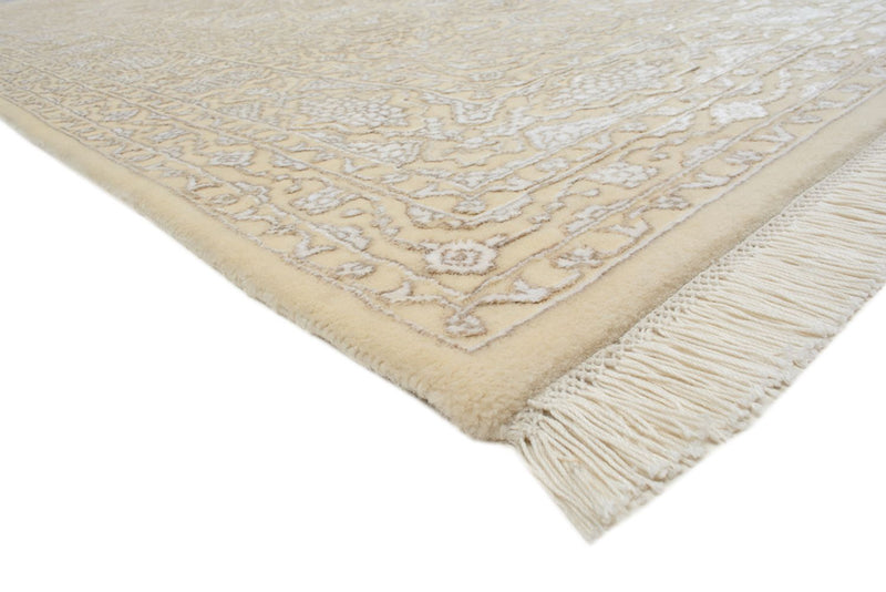 Tapis oriental - 249 x 206 cm - beige foncé