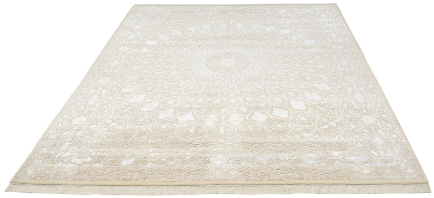 Tapis oriental - 249 x 206 cm - beige foncé