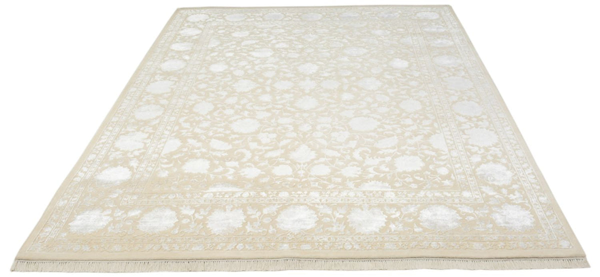Tapis oriental - 254 x 204 cm - beige clair