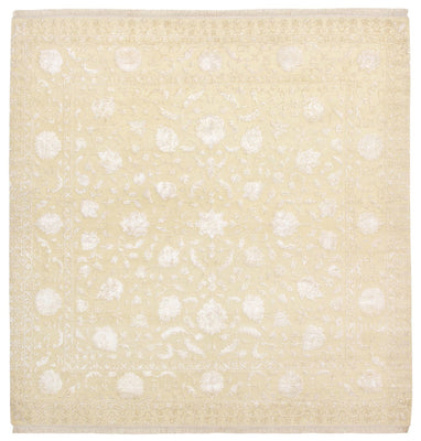 Tapis oriental carré  - 255 x 250 cm - beige clair