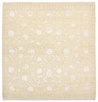 Tapis oriental carré  - 255 x 250 cm - beige clair