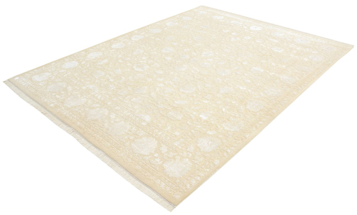 Tapis oriental - 257 x 203 cm - beige clair
