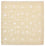Tapis oriental carré  - 204 x 202 cm - beige clair