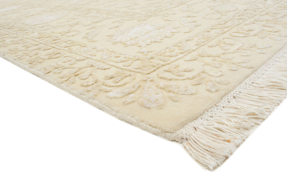 Tapis oriental carré  - 204 x 202 cm - beige clair